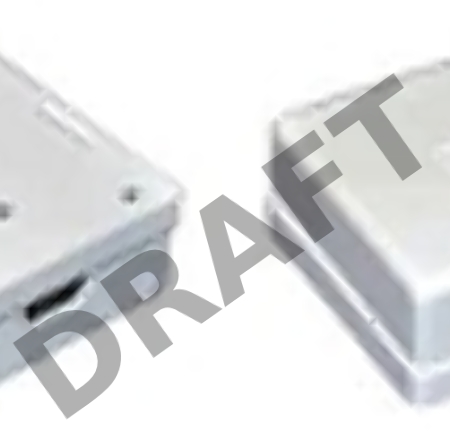Настенная информационная розетка RJ45 8P8C, кат.5Е, UTP, 1-порт, белая 