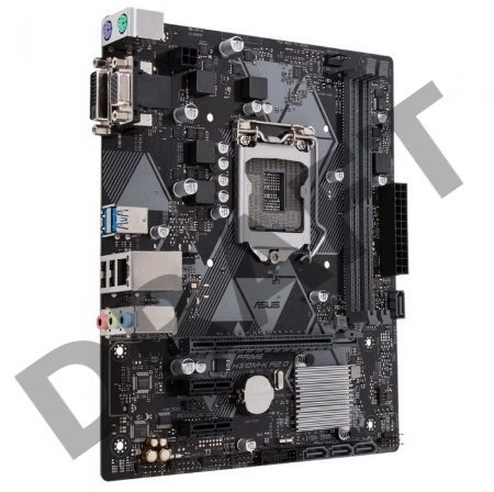 Материнская плата ASUS PRIME H310M-K R2.0  Soc-1151v2 Intel H310 2xDDR4 mATX AC`97 8ch(7.1) GbLAN+VGA+DVI