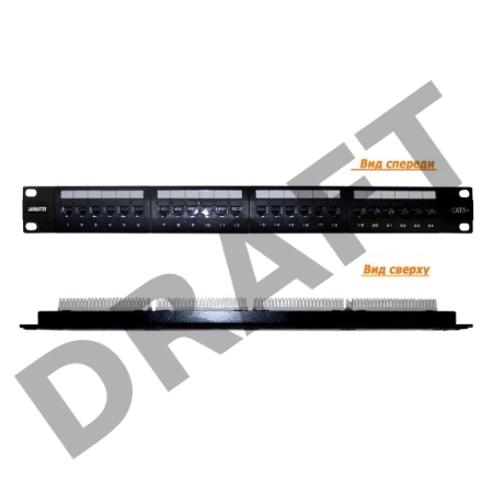 Патч-панель Lanmaster LAN-PPL24U5E 19