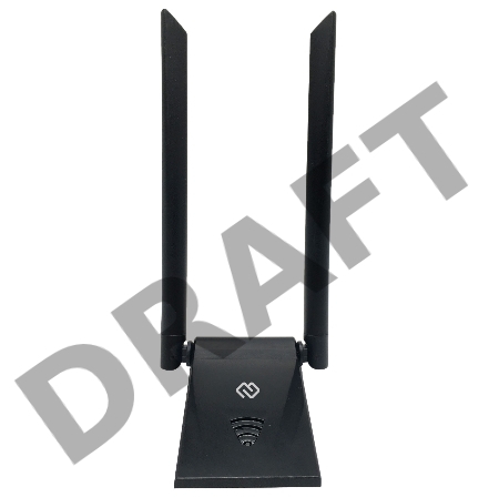 Сетевой адаптер WiFi Digma DWA-AC13002E AC1300 USB 3.0 (ант.внеш.съем) 2ант. (упак.:1шт)