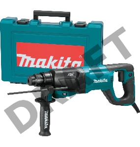Перфоратор MAKITA HR2641  SDS+ 800Вт 3реж 2.4дж 0-4500у/м 3.1кг чем авт д-образ