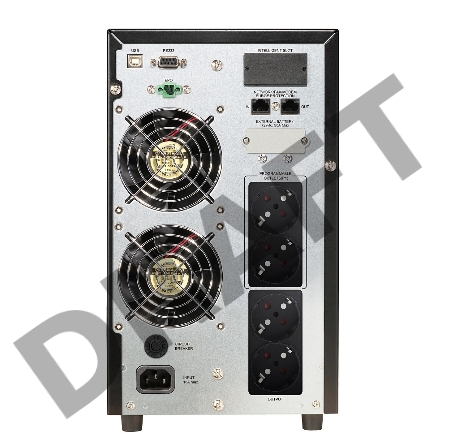 Источник бесперебойного питания CROWN On-Line CMUOA-350-2K EURO 2000VA/1800W, корпус металл, TOWER, АКБ 6*12V/7AH, PF-0.9, AVR 110-300V, порт RJ-11/45+USB/RS-232, EPO, розетки 4*EURO, входной кабель 2 м, вентилятор охлаждения, автомат, слот для SNMP, порт