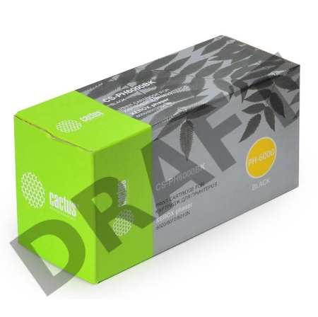 Тонер Картридж Cactus CS-PH6000BK (106R01634) черный для Xerox 6000/6010 (2000стр.)
