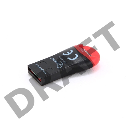 Картридер внешний USB2.0 Gembird, для считывания MicroSD карт, блистер