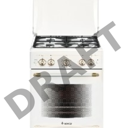 Газовая плита Gefest 5100-02 0185 белая РЕТРО