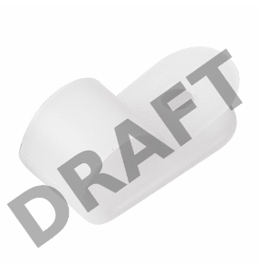 Кабельная скоба под винт REXANT 12 мм, белая, упаковка 50 шт.