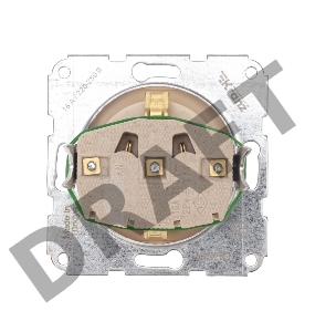 Розетка 1-ая DEA с/з з/ш с/у 16А мех. Беж KRANZ (1/10/120)