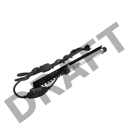 Панель осветительная светодиодная черная