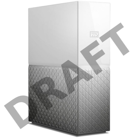 Накопитель на жестком магнитном диске WD Сетевой RAID накопитель WD My Cloud Home WDBVXC0080HWT-EESN 8ТБ 3,5