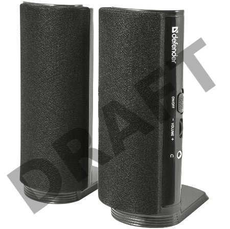 Колонки Defender SPK-210 {2.0, 2x2W, разъем для наушников} 65210