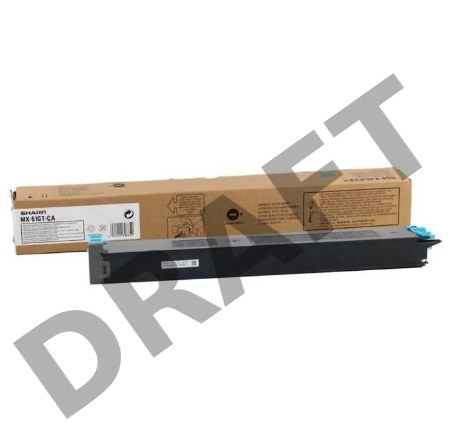 Тонер-картридж Sharp MX51GTCA голубой 18k