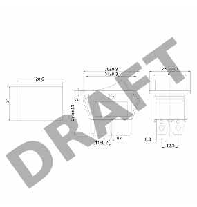 Выключатель клавишный 250V 16А (4с) ON-OFF красный  с подсветкой (RWB-502, SC-767, IRS-201-1)  REXANT Индивидуальная упаковка 1 шт