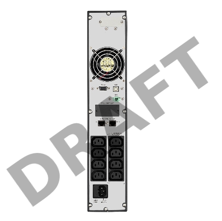 Источник бесперебойного питания CROWN On-Line CMUOA-300X-1K 1000VA/900W, корпус металл, TOWER&RACK, 2U, АКБ 2*12V/9AH, PF-0.9, AVR 110-300V, порт RJ-11/45+USB/RS232, EPO, розетки 8*IEC С13, входной кабель 2 м, вентилятор охлаждения, автомат, слот для SNMP