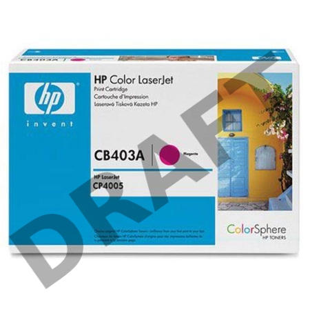 Тонер-картридж HP CB403A пурпурный для CP4005 7500стр.
