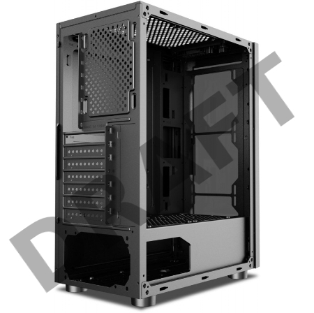 Корпус Formula CL-3301B TG черный без БП ATX 1x120mm 2xUSB2.0 1xUSB3.0 audio bott PSU