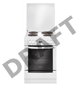 Электрическая плита Gefest 6140-03 Электрическая плита, 4 конф., таймер электронный, турбо-гриль, вертел с электроприводом, выдвижной ящик, вентилятор, ТЭН - гриль, подсветка, регулируемые ножки. Объем духовки - 52 литра. Цвет белый.