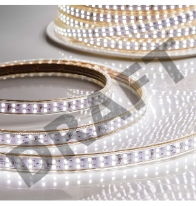 LED лента 220 В, 6.5x17 мм, IP67, SMD 2835, 180 LED/m, цвет свечения белый, 100 м