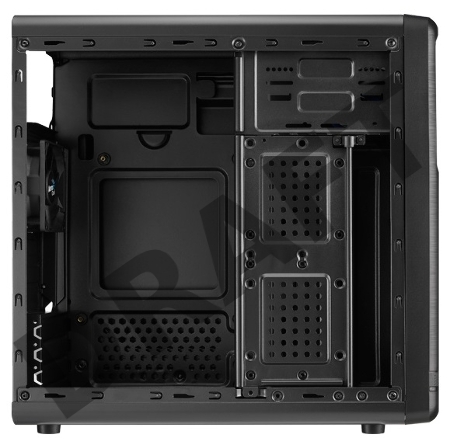 Корпус Aerocool Qs-182 черный без БП mATX 2x120mm 2xUSB2.0 1xUSB3.0 audio