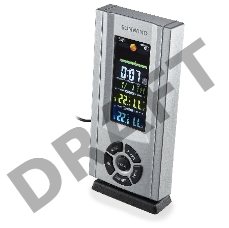 Погодная станция SunWind SW-WSH143-COLOR серебристый