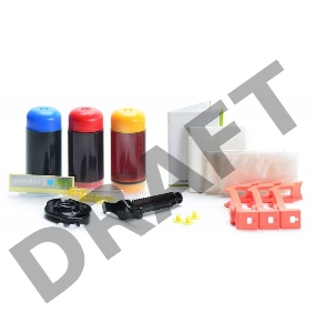 Заправочный набор Cactus CS-RK-CZ110-112 цветной (3x30мл) HP DJ IA 3525/5525/4515/4525