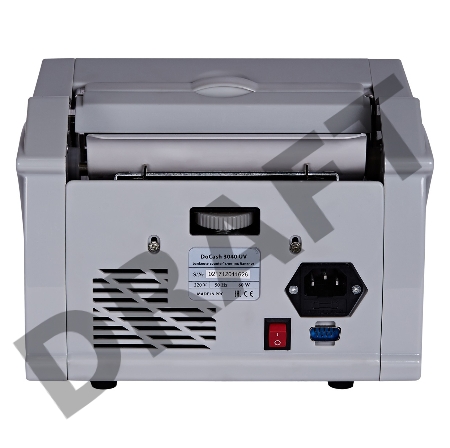 Счетчик банкнот DoCash 3040 UV {Счетчик банкнот (купюр), ЖК дисплей, Виды детекций по размеру УФ/по размеру}