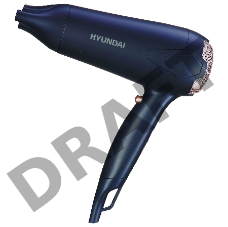 Фен Hyundai H-HDI0755 2200Вт черный матовый