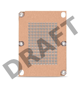 Радиатор для процессора ExeGate EX293447RUS ESNK-P0067PS.1U.3647.Cu (Al+Cu, 1U, 2 тепл. трубки, LGA3647, TDP 165W, 230г, на винтах, с термопастой, Retail box)
