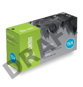 Тонер Картридж Cactus CS-C7115XS черный для HP LaserJet 1000/ 1005/ 1200/ 1220 (3500стр.)