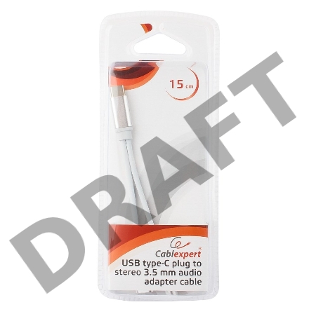 Переходник Cablexpert Переходник USB, USB Type-C/Jack3.5 F+ Type-C F, пакет (CCA-UC3.5F-02-W)