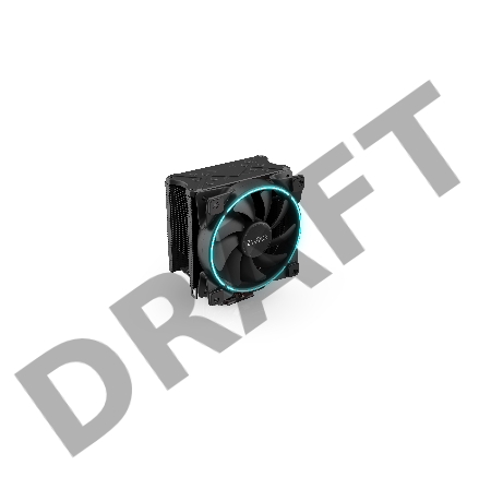Кулер PCCooler GI-X6B S775/1151/55/56/AM2/2+/AM3/AM4/FM1/2/754/939/940 (24 шт/кор, TDP 195W, вент-р 120мм с PWM, Blue LED FAN, 5 тепловых трубок 6мм, 800-1800RPM, 30,5dBa)