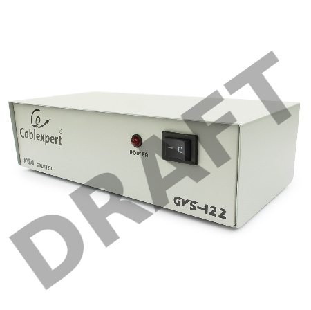 Разветвитель GVS122  Разветвитель сигнала VGA на 2 монитора (Gembird)    