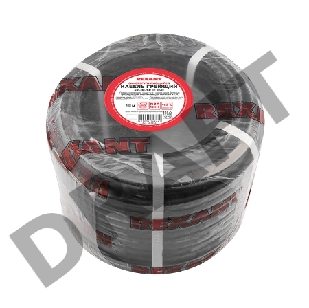 Кабель греющий саморегулирующийся экранированный SRL30-2CR (30 Вт/1 м), 50 м REXANT