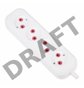 Колодка 4 гнезда б/з PROconnect «Эконом»