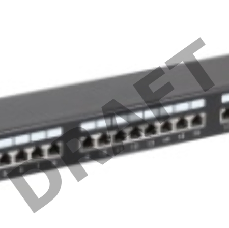 Патч-панель 1U кат.6 STP, 24 порта (IDC Dual), с кабельным органайзером ITK