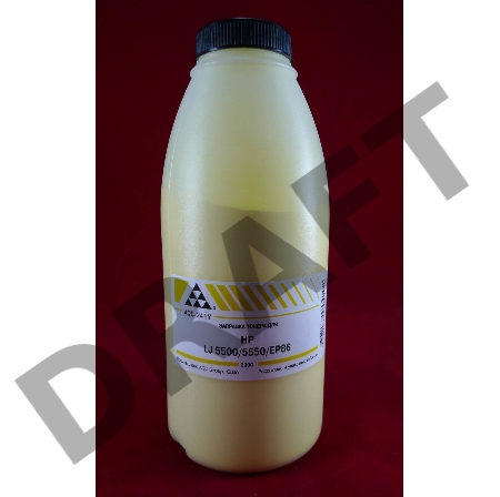 Тонер HP LJ 5500/5550/EP86 yellow (фл. 330г.) AQC фас. Россия