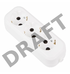 Колодка 3 гнезда с/з PROconnect «Эконом»