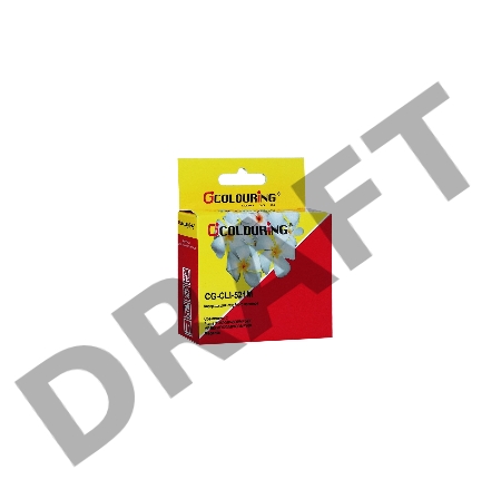 Картридж CG-CLI-521M для принтеров Canon IP3600/IP4600/MP540/MP550/MP620/MP630/MP980  с чипом водн Colouring