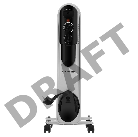 Радиатор масляный Starwind SHV3001 1500Вт серый