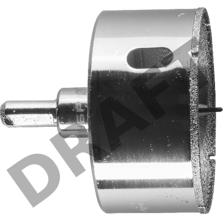 Коронка алмазная ЗУБР 29850-65  ЭКСПЕРТ в сборе по кафелю керамике P60 65мм