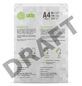 Бумага Cactus CS-OP-A480250 A4/80г/м2/250л./белый CIE146%