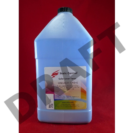 Тонер для принтера Static Control Oki C3300N/5500 OKIUNIV-1KG-C голубой (флакон 1000гр)