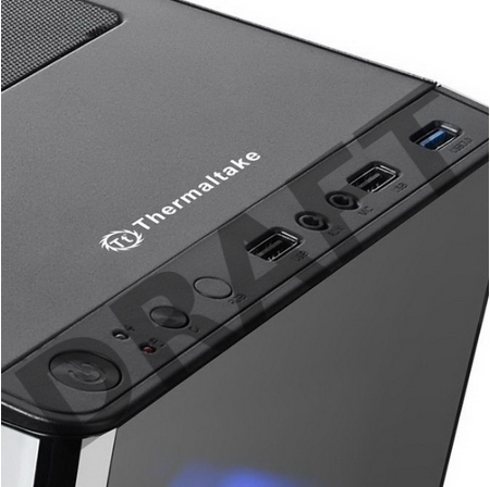 Корпус V200 TG RGB CA-1K8-00M1WN-01 Black/Win/SPCC/Tempered Glass*1/120mm RGB Fans*3 + 120mm Standard Fan*1/MB Sync