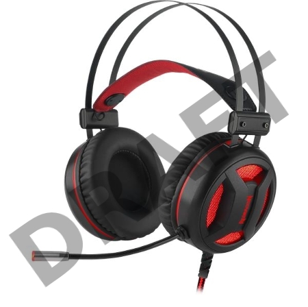 Гарнитура GAMING MINOS RED/BLACK REDRAGON 78368 DEFENDER