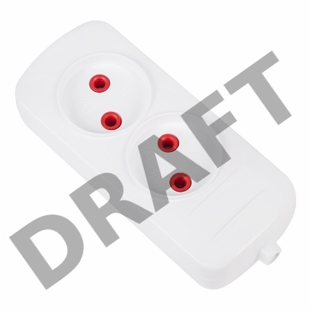 Колодка 2 гнезда «Эконом»