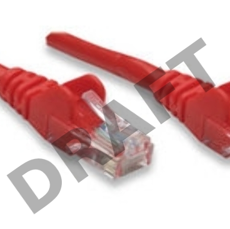 Патч-корд UTP кат. 5e,  1м Exegate красный
