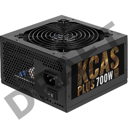 Блок питания Aerocool ATX 700W KCAS-700W PLUS 80+ bronze (24+4+4pin) APFC 120mm fan 7xSATA RTL