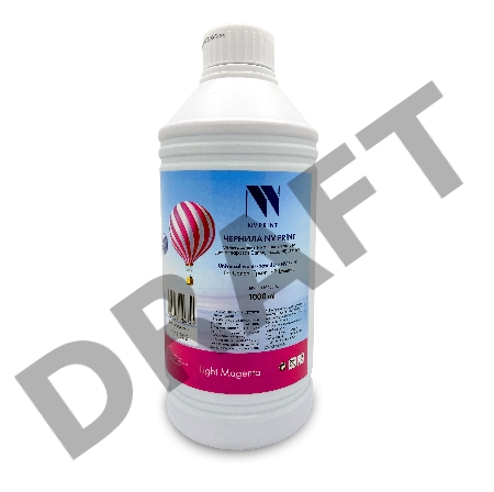Чернила NV PRINT универсальные на водной основе NV-INK1000ULM для аппаратов Сanon/Epson/НР/Lexmark (1000 ml) Light Magenta
