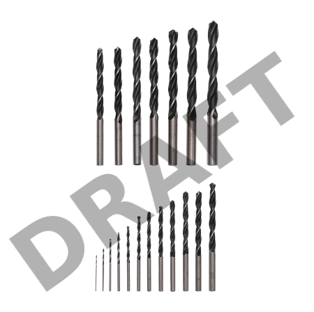 Набор сверл по металлу 1-10 мм (через 0,5 мм), 19 шт. HSS 4241 Ш/Х Kranz