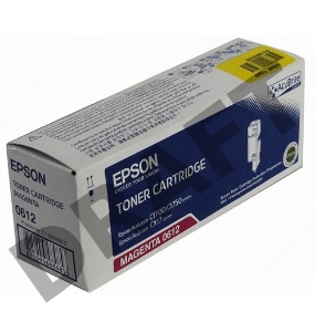 Тонер-картридж Epson 612 Magenta (C13S050612) пурпурный, 1400 стр, для AcuLaser AL-C1700/1750/CX17