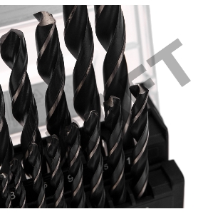 Набор сверл по металлу 1-10 мм (через 0,5 мм), 19 шт. HSS 4241 Ш/Х Kranz